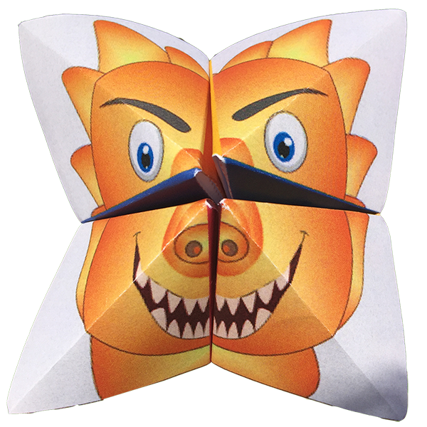 Fortune teller origami Orangino